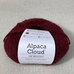 Knit Picks ALPACA CLOUD Yarn 100% Baby Alpaca Elizabeth 28134 50g Peruvian NEW